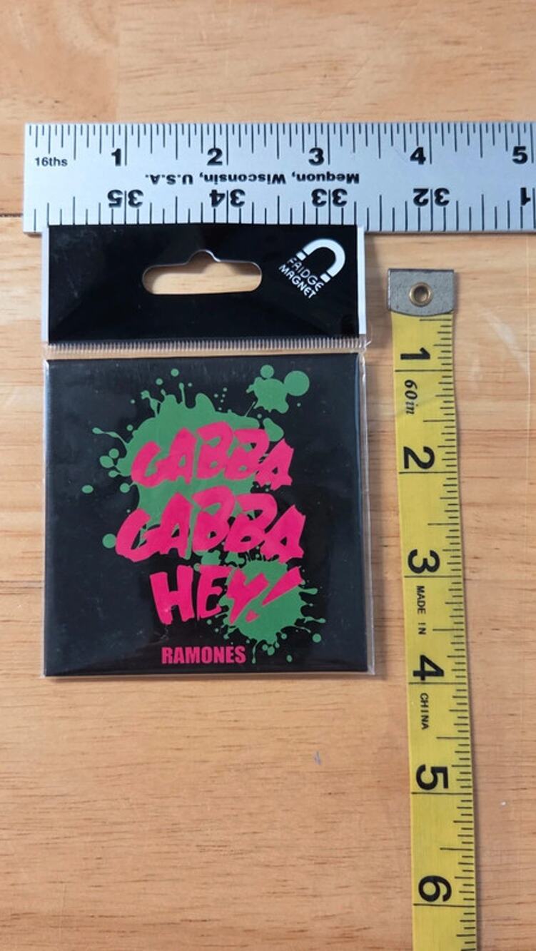 Ramones Gabba Gabba Hey Fridge Magnet Official Licensed Punk Band New
